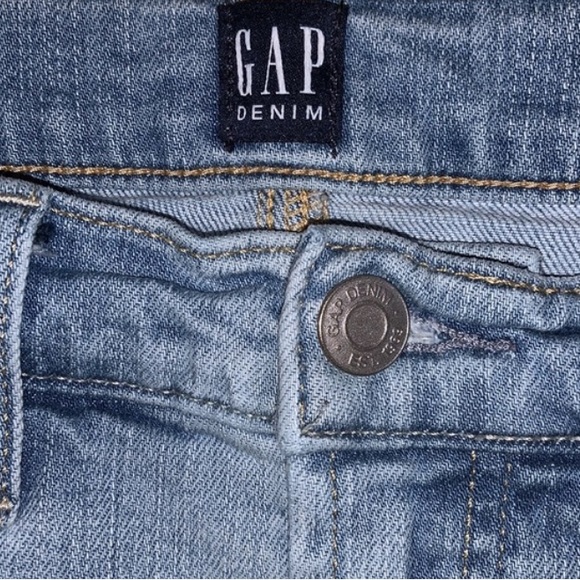 GAP true skinny raw hem distressed jeans sz 28 - Picture 3 of 12